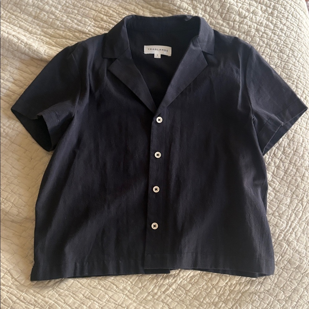 TRADLANDS…Coast camp shirt…*black*…small